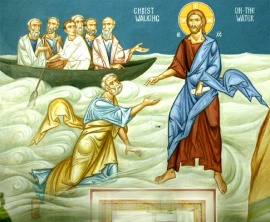Хождение Господа по водам (Мф, 14:22-34)